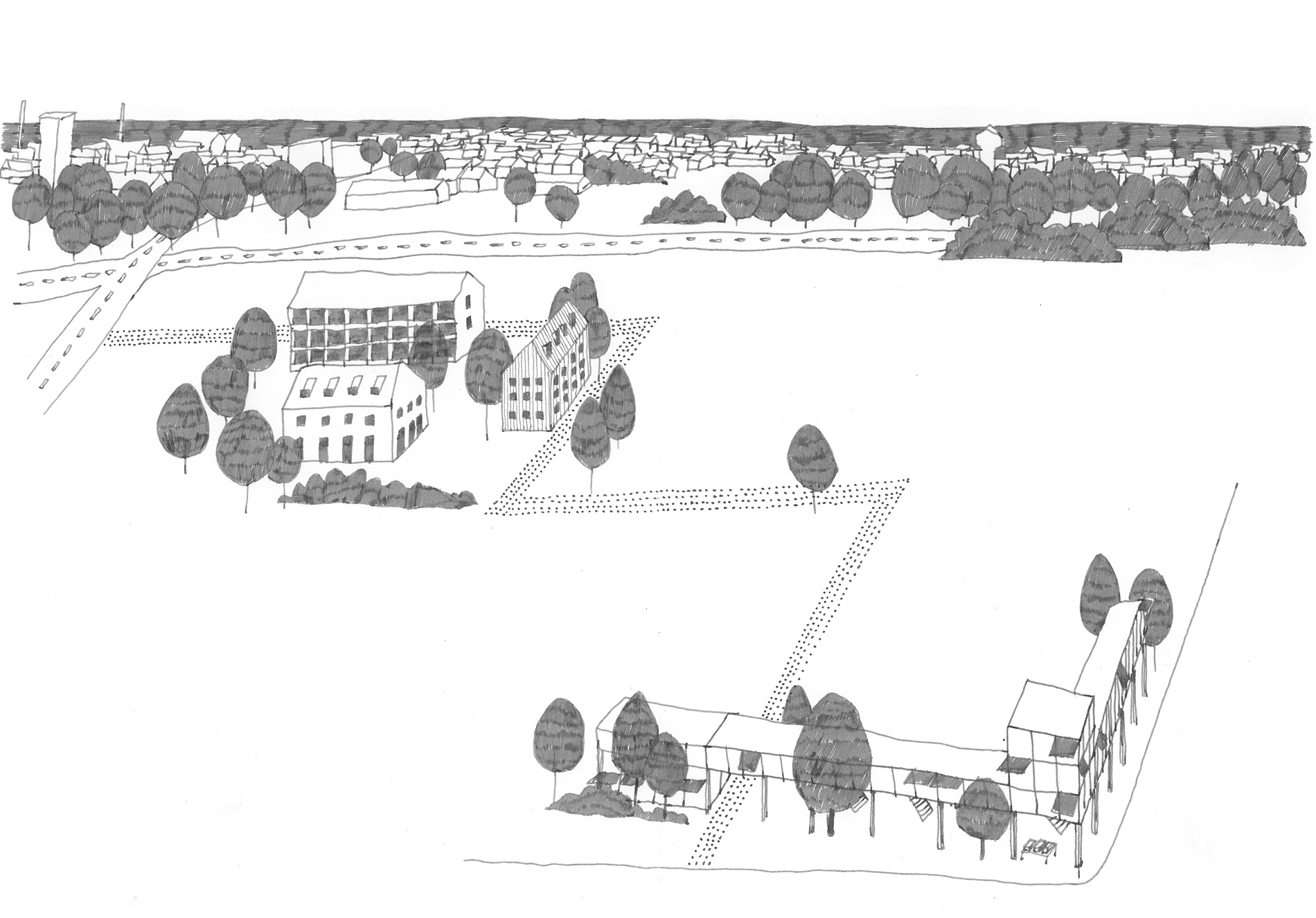 croquis projet logement