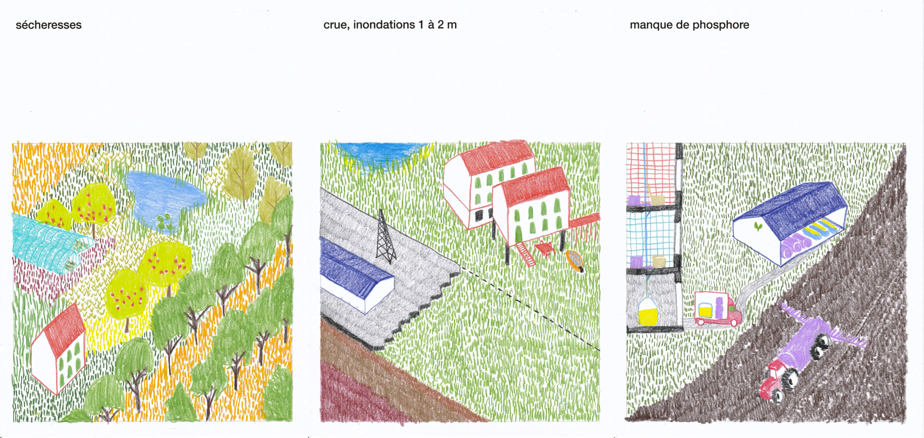 Dunkerque croquis dessin changement climatique