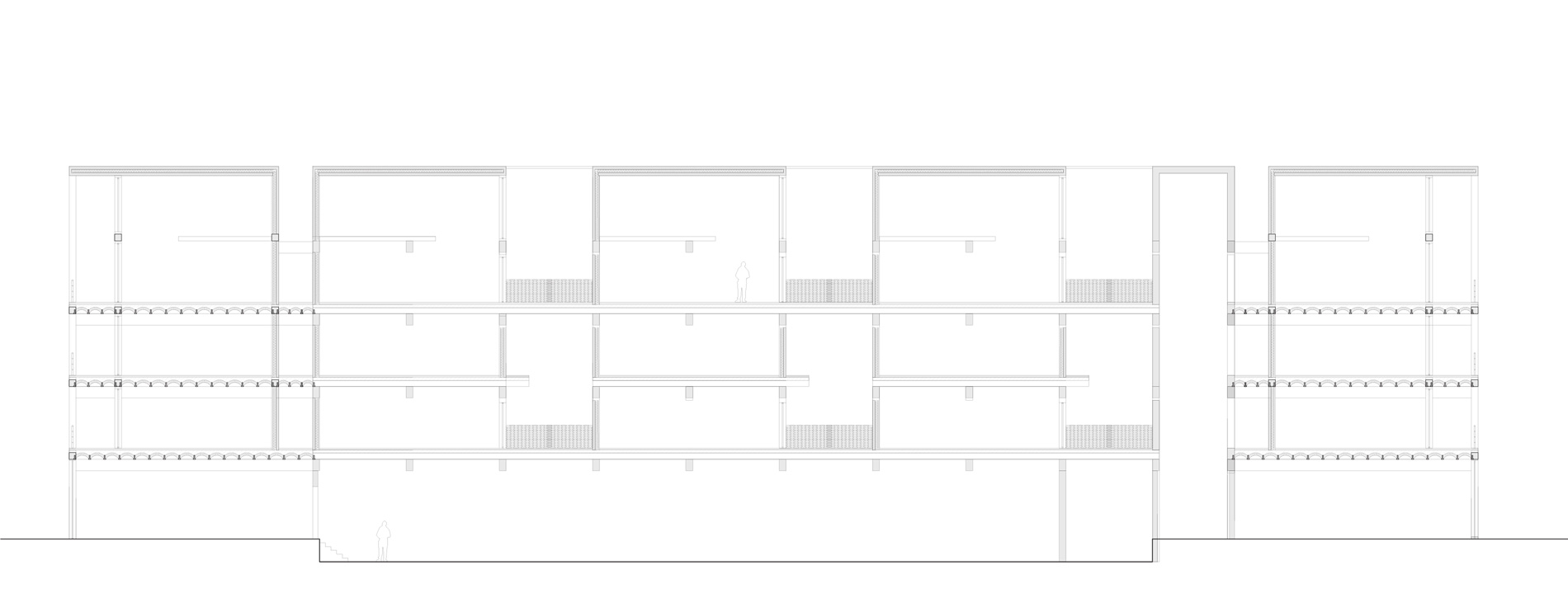 Coupe d'un projet de logements à Dunkerque